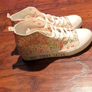 Not today. Satan high top sneakers